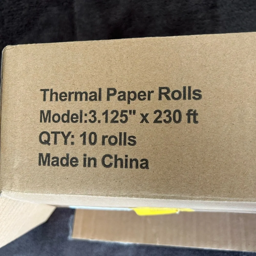 White Receipt Paper Rolls Office